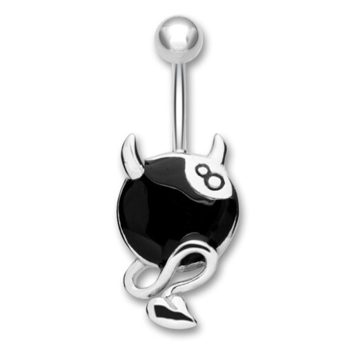 Banana - Eightball Devil - Silver-black - Different sizes