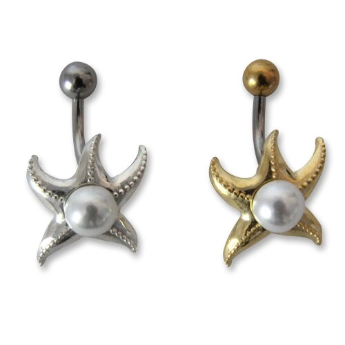 Banana - Starfish - Silver or Gold plated