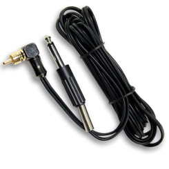 PREMIUM - RCA Silicone Cable 250 cm - angled connection...