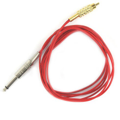 BAVARIAN CUSTOM IRON - RCA Kabel 200 cm - kleur rood