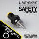 CHEYENNE - Safety Cartridges - 15 Ronde Shader - 0.30
