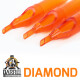 THE INKED ARMY - BARREL - Disposable Tattoo Tip - Plastic - V-Tip Diamond 3 - 50 Pieces