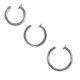 Open nose ring - Basic Titan - 1 mm x 8 mm - 5 Pcs/Pack