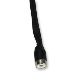 RCA/ClipCord Adapter - Mit Kabel schwarz