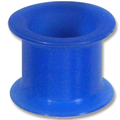 Flesh Tunnel - Silicone - Round 8 mm Blue