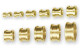 Flesh Tunnel - Gold Line 316 L gold plated - 9 mm