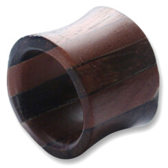 Tunnel - Holz - Zweifarbig - Sono Wood gestreift 8 mm