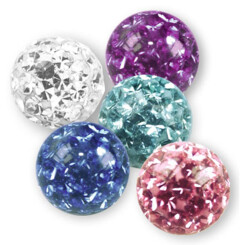 Swarovski Crystal ball - Plain colored 1,2 mm x 4 mm BZ teal - 5 Pcs/Pack