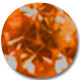 Swarovski Crystal ball - Plain colored 1,2 mm x 4 mm HY orange - 5 Pcs/Pack