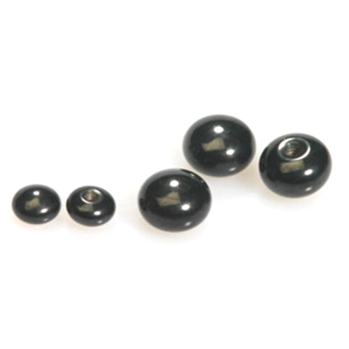 Linse - Black Titan 1,2 mm x 4,5 mm x 6 mm - 2 Stück/Pack