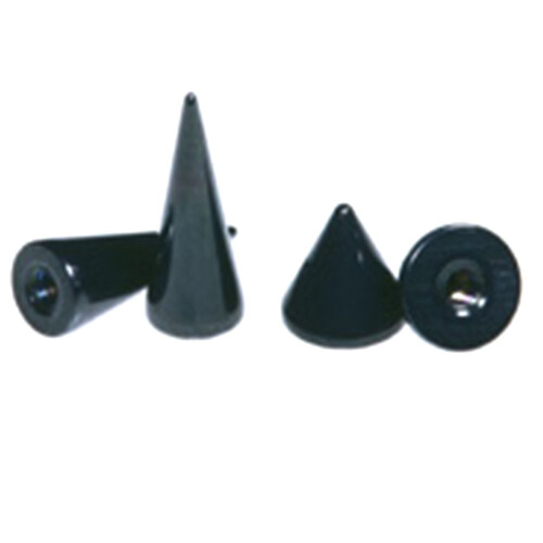 Spikes - Black Titan M1,2 mm x 3 mm x 3 mm - 5...