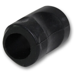 Grip cover - Silicone - Black - Ergonomic - Ø 22 mm