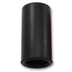 Grip cover - Silicone - Black - Smooth - Ø 22 mm