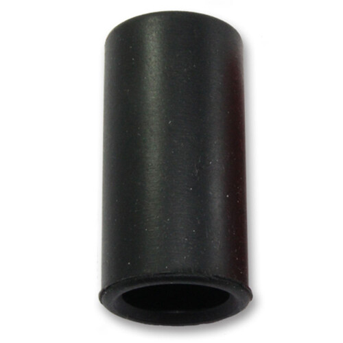 Grip cover - Silicone - Black - Smooth - Ø 25 mm