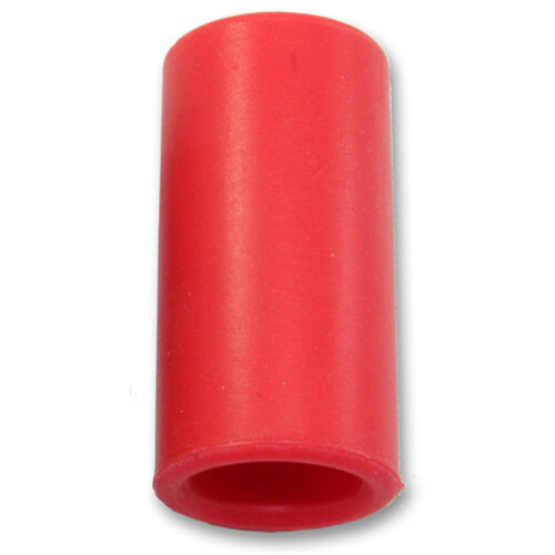 Griffüberzüge - Silikon - Rot - Glatt - Ø 25 mm