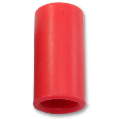 Grip cover - Silicone - Red - Smooth - Ø 25 mm