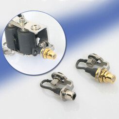 Cinch-Adapter - Buchse Messing - Vergoldet - Seitlich...