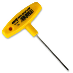 Allen key with grip - Yellow - inch 3/32