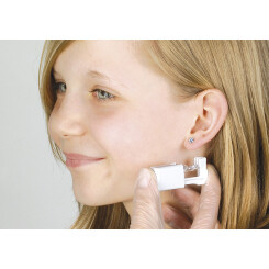 Einmalkartusche mit antiallergischem Piercing Stecker