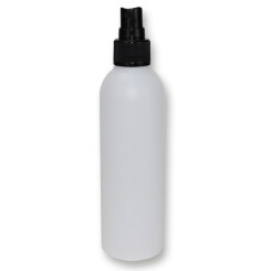 Spray bottle white with pressure spray pump black 250 ml