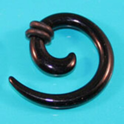 UV-Expander - Spiral Black 6 mm x 30 mm - 4 Pcs/Pack