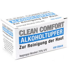 Alcohol wipes Clean Comfort - 100 pc