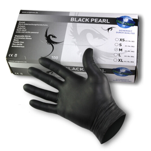 Unigloves Nitril Untersuchungshandschuhe Black Pearl Online Kaufen Body Cult