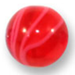 UV Thread Ball - Marbled Red 1,6 mm x 5 mm - 10 Pcs/Pack