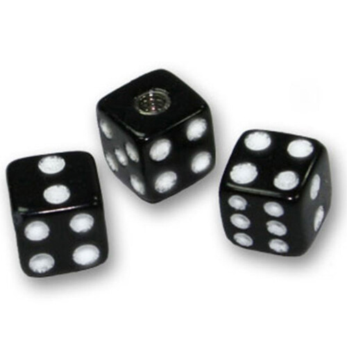 UV-Würfel mit Titanbuchse - Schwarz - 5 Stück/Pack