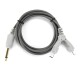 iTATTOO - Clipcord Kabel 200 cm - Farbe Grau