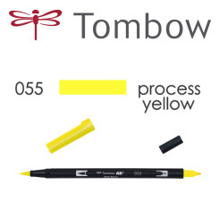 TOMBOW - ABT Dual Brush Pen - Dermatest - Process Yellow