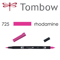 TOMBOW - ABT Dual Brush Pen - Dermatest - Rhodamine Red