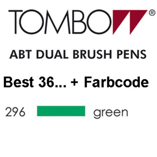 TOMBOW - ABT Dual Brush Pen - Dermatest - Green
