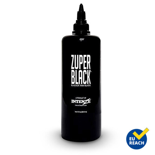 INTENZE INK - GEN-Z - Tatoeage Inkt - Zuper Black 355 ml