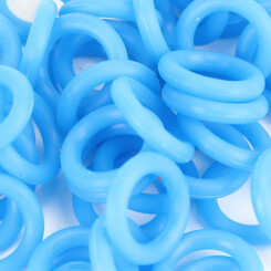 O-Rings - Silicone - For tattoo machines - Blue