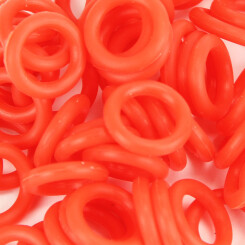 O-Rings - Silicone - For tattoo machines - Red