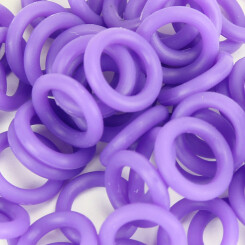 O-Rings - Silicone - For tattoo machines - Purple