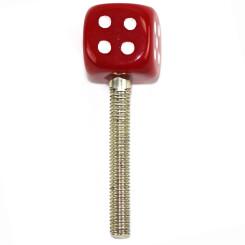 Contact screws Silver with dice red M3