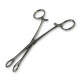 Piercing forceps - Stainless steel straight