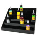 Bottle Holder - Tattoo Colors - Acrylic glass rack - Black -  For 55 bottles