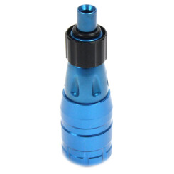 Tattoo Cartridge Grip - Flexible - Nut - Aluminum - Blue...