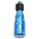 Tatoeage Cartridge Grip - Flexibel - Groef - Aluminium - Blauw - Ø 25 mm