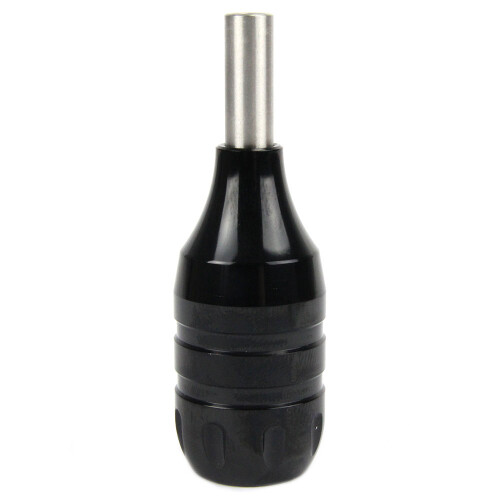 Tatoeage Cartridge Grip  - vast - bek - aluminium - zwart - Ø 25 mm