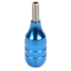 Tatoeage Cartridge Grip  - Vast - Bek - Aluminium - Blauw...