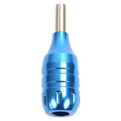 Tatoeage Cartridge Grip  - Vast - Bek - Aluminium - Blauw...