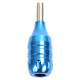 Tatoeage Cartridge Grip  - Vast - Bek - Aluminium - Blauw - Ø 25 mm