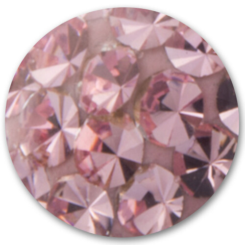 Skinplates Titan G23 - 6AL - 4V - ELI - Swarowski Crystal  LRO Pink