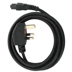 Replacement Cable - UK Plug and Trefoil Plug -...