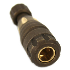 Tattoo Cartridge Grip - Flexible - Nut - Brass - Ø 25 mm