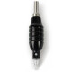 Tattoo Cartridge Grip - Flexibel - Baksteen - Aluminium - Zwart - Ø 25 mm